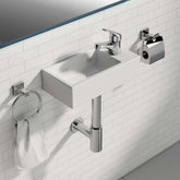 EMKE CB06 Lave mains suspendu, blanc brillant