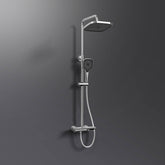 EMKE F12 Colonne de douche thermostatique, douche à effet pluie, Chrome