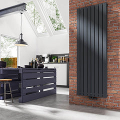 Radiateur plat design EMKE, double couche, installation verticale, hauteur 180cm/160cm