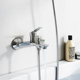 F03 Mitigeur de douche pour montage mural, Single Lever, Chrome