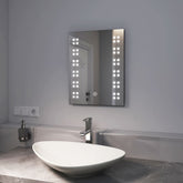 EMKE LM07 Miroir de salle de bain à éclairage LED avec lumière blanche naturelle