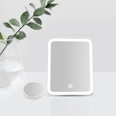 Miroir cosmétique EMKE CM03BTMZ3W avec éclairage et miroir supplémentaire pour grossissement 3x