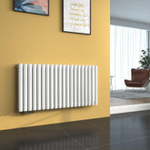 EMKE Radiateur à panneaux, tube ovale, double couche, installation horizontale