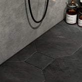 EMKE FD3 Kit complet de caniveau de douche carré en acier inoxydable