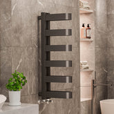 EMKE SFTR3 Radiateur sèche-serviettes pour eau chaude anthracite/blanc