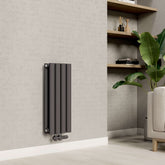 Radiateur EMKE, tube ovale, largeur (24 cm), monocouche/double couche, blanc/anthracite