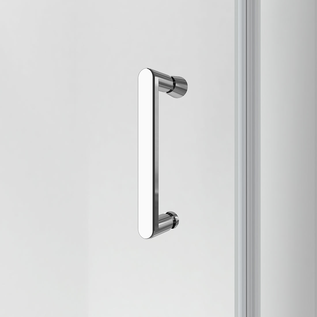 Cabine de douche EMKE avec double portes pliantes, hauteur : 185 cm/195 cm