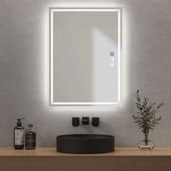 EMKE LM04 Miroir de salle de bain à éclairage LED avec détecteur de mouvement