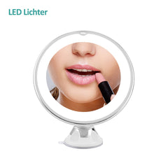 Miroir cosmétique LED EMKE (grossissement 5x, rotatif à 360°)