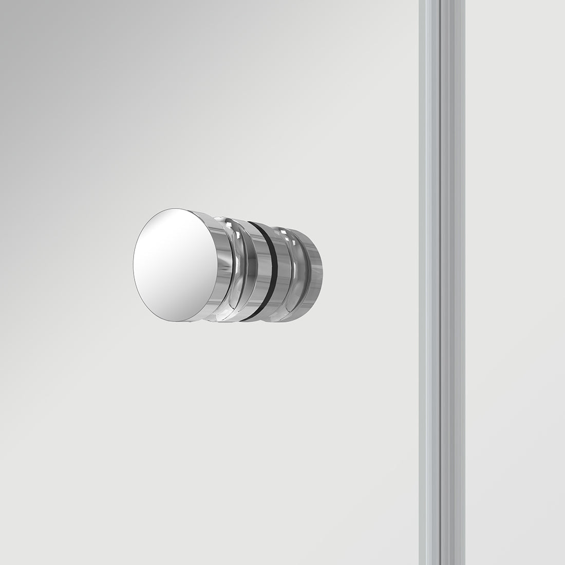 Cabine de douche EMKE avec double portes pliantes, hauteur : 185 cm/195 cm