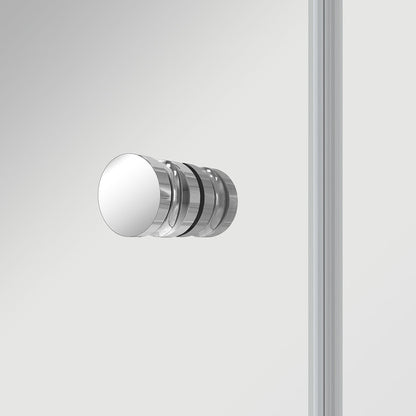 Cabine de douche EMKE avec double portes pliantes, hauteur : 185 cm/195 cm