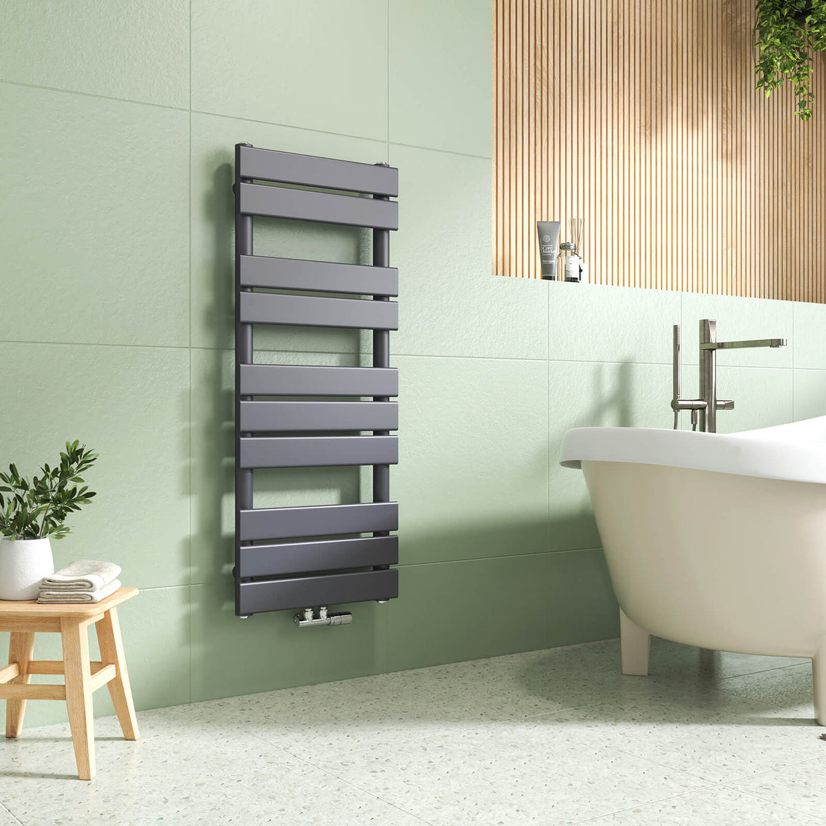 Radiateur sèche-serviettes EMKE FTR, design élégant, pour sèche-serviettes et chauffage salle de bain