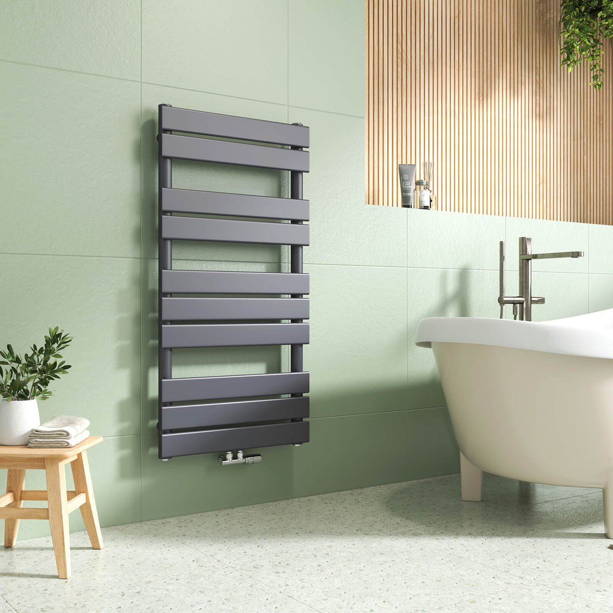 Radiateur sèche-serviettes EMKE FTR, design élégant, pour sèche-serviettes et chauffage salle de bain