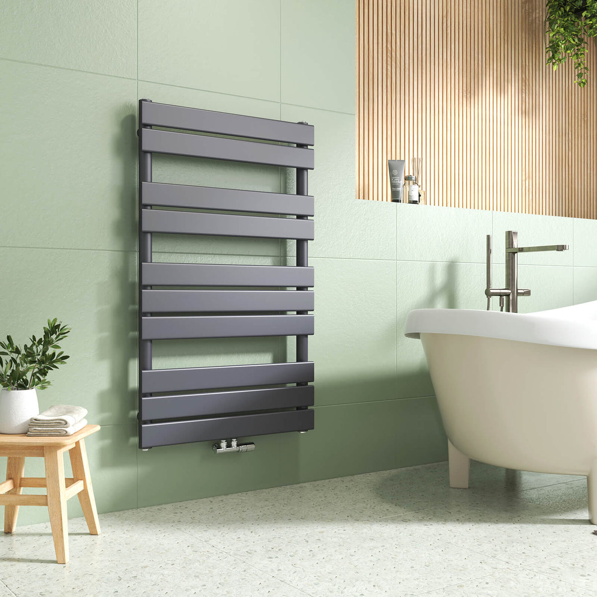 Radiateur sèche-serviettes EMKE FTR, design élégant, pour sèche-serviettes et chauffage salle de bain