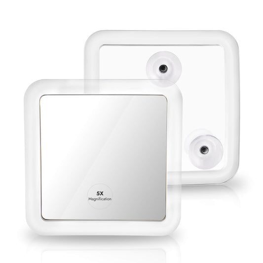 EMKE CM06 miroir cosmétique, cadre acrylique, portable, grossissement 5x/7x, sans éclairage